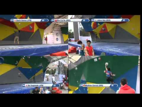 Climbing World Cup 2012 Boulder and Speed Chongqing, CHN - Boulder Men's Qualifications