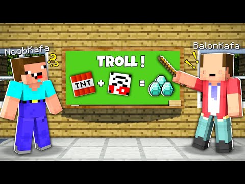 BALON KAFA NOOB'a TROLL ÖĞRETİYOR !! - BalonCraft #284 - Minecraft
