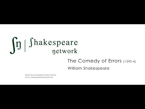The Comedy of Errors - The Complete Shakespeare - SN Audiobooks - Multiple Subtitles - High-Res - 4K