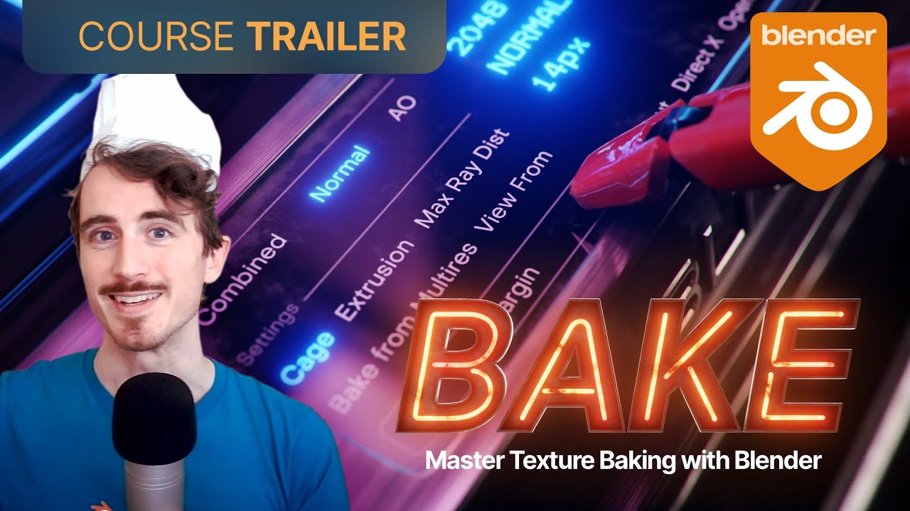 Master Texture Baking with Blender | BAKE | Course Trailer