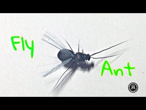 Fly tying FOAM FLY ANT por Jorge G