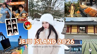 Visa Free to Jeju Island 2026 - Guide and Itinerary for Filipinos | Robemae Tioxon