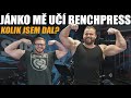 JÁNKO MĚ UČÍ BENCHPRESS NA SPOLEČNÉM TRÉNINKU