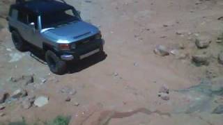 preview picture of video '3 lifted Toyota FJ Cruiser BLACK OUT off road Logandale NV Rock crawl a waterfall'
