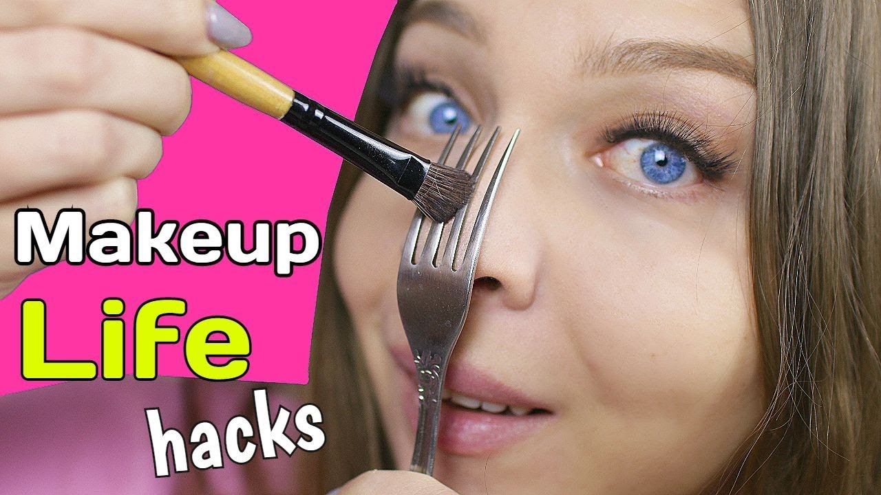 МАКИЯЖ ИЗ ЛАЙФХАКОВ + конкурс / Beauty Life hacks