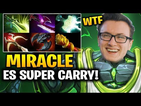 Earth Spirit SUPER CARRY by MIRACLE - I'VE NEVER SEEN IT IN MY LIFE! Dota 2 7.18