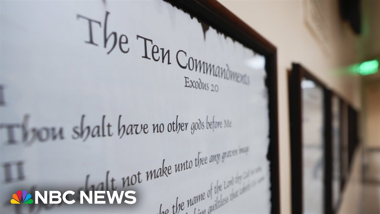 Federal judge blocks Louisiana law over displaying Ten Commandments in public schools