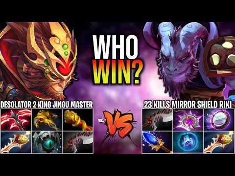 (DUAL PERSPECTIVE) CRAZY LATE GAME FIGHT BETWEEN STYGIAN MONKEY KING VS MIRROR SHIELD RIKI | DOTA 2