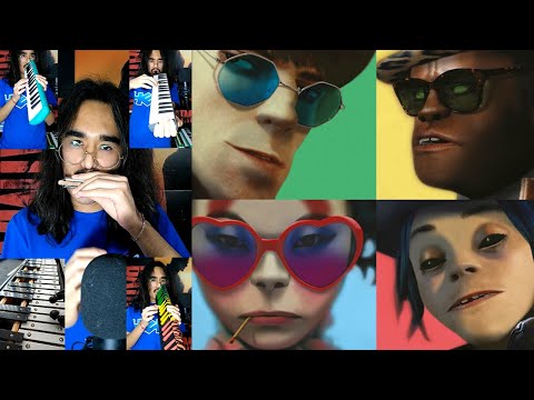 Gorillaz - Andromeda ( Cover - 8 Melódicas Comparison)