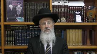 הגאון הרב אברהם יוסף שליט"א צריך להיזהר לא לזלזל במנהגי האשכנזים בחג הפסח