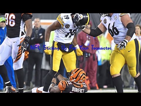 NFL Sticking up for your Teammates