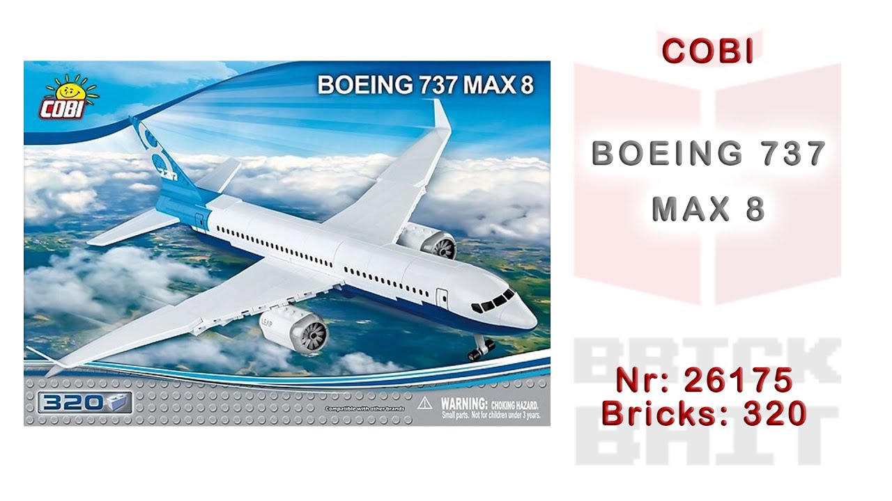 Cobi Boeing 737 MAX 8 rakennussarja