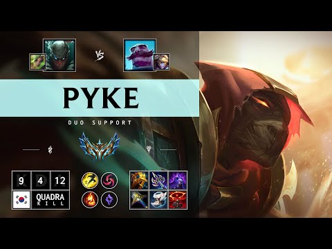 Pyke Support vs Braum: Vision Controller - KR Challenger Patch 14.15