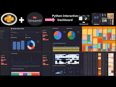 Designing Interactive Python Dashboard Applications using Streamlit