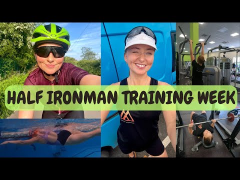 HALF IRONMAN TRAINING | Ironman 70.3 full training week!