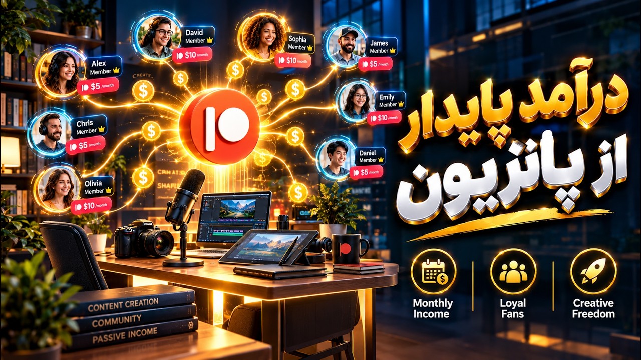 💰 پاتریون (Patreon)؛ چطور از هواداران درآمد پایدار بسازیم؟ | کیس‌استادی دهم