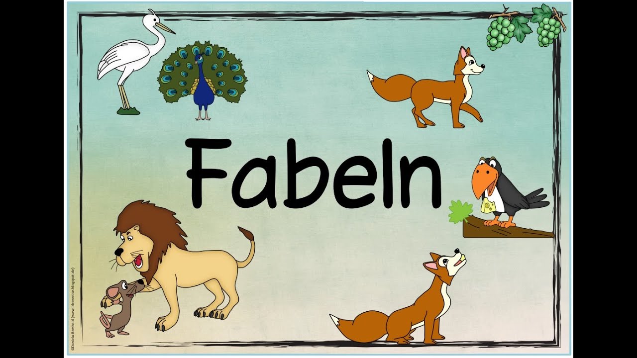 Erklärvideo zum Thema Fabeln - Der Löwe und die Maus