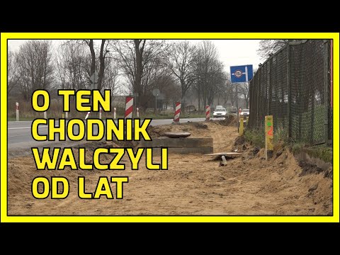 POWIAT GŁOGOWSKI. O ten chodnik walczyli od lat