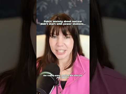 The radium water worked fine… until his jaw came off. That’s a real headline! #radiation #climate