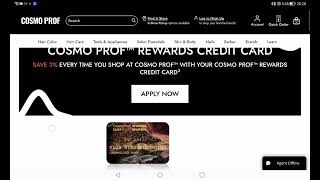Cosmoprof Credit Card Payment Login ⏬👇