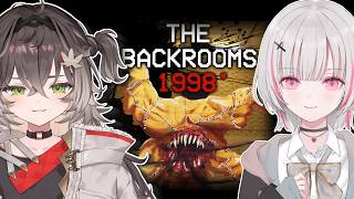 ◤  The Backrooms 1998  ◢　セナ先輩とオフコラボ ホラーゲーム!!どうやら音や声に反応するらしい   ◤ぶいすぽっ！ #龍巻ちせ ⁠◢