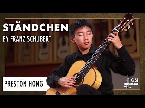 Franz Schubert's "Ständchen" performed by Preston Hong on a 1994 Gioachino Giussani classical guitar