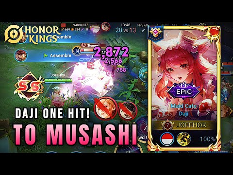 Daji 0.5s Delete Build! | 100% Burst DMG Legendary Gameplay – Honor of Kings #Dajigameplay