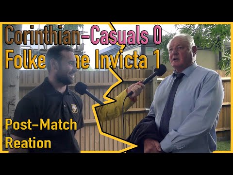 Post-Match Reaction - Corinthian-Casuals 0-1 Invicta