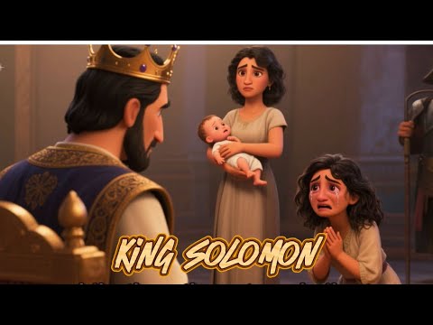 “The Shocking Wisdom of King Solomon That Stunned Two Mothers 👑👶|Animated Bible Story