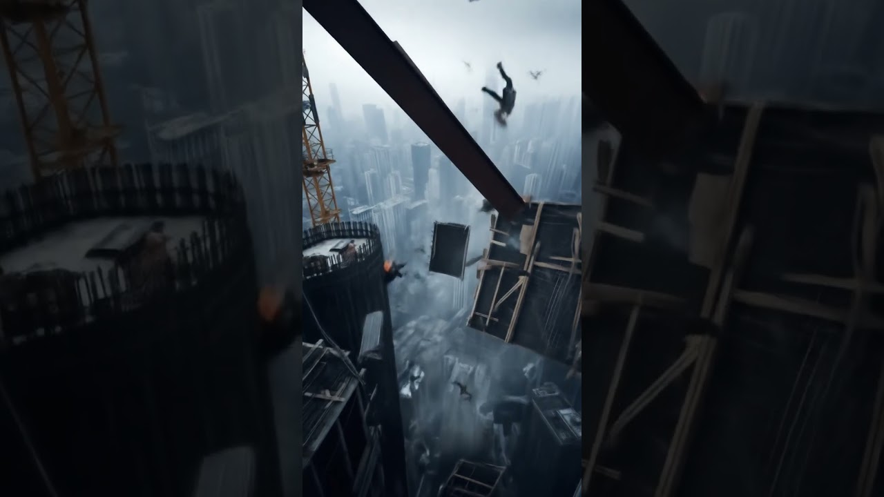 Shocking Skyscraper Construction Disaster | Crane Accident Fail (AI Generated)