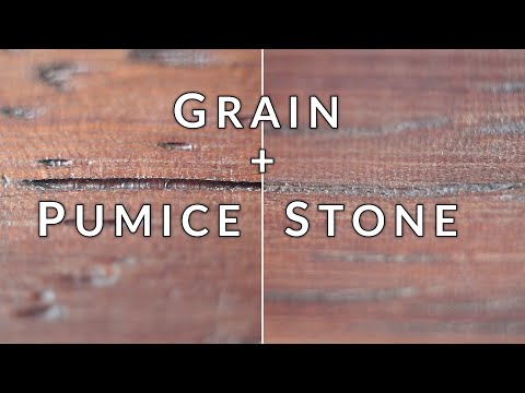 Comparison: Filling the Grain with Pumice stone (or not)