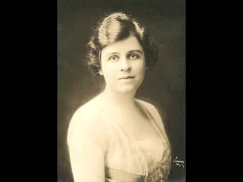 Soprano Mabel GARRISON:  Voce di primavera & Norwegian echo song (1916-17)