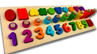 Download lagu Best Learning Numbers, Shapes & Counting 1 - 10! Preschool Toddler Learning Toy Video mp3