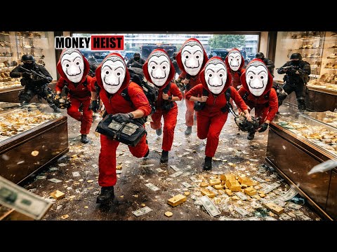 PARKOUR VS MONEY HEIST : Police HQ Lockdown as Bad Guy Steals Cash for Revenge | Epic POV