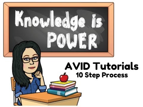 AVID Tutorials 10 Step Process