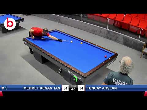 MEHMET KENAN TAN & TUNCAY ARSLAN Bilardo Maçı - 2021 TÜRKİYE ŞAMPİYONASI 2.ETAP-11.TUR