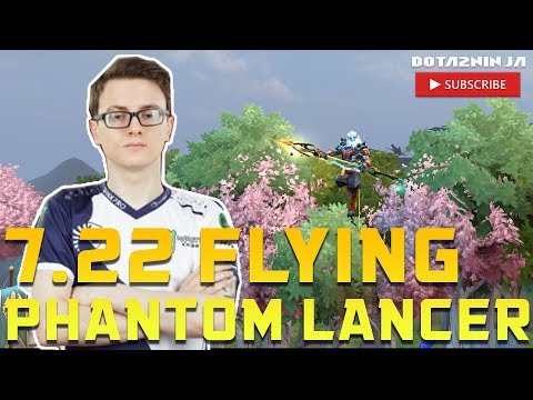 MIRACLE FIRST TIME PHANTOM LANCER ON 7 22 PATCH GAMEPLAY DOTA 2