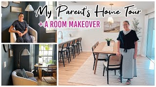 My Parent's Home Tour + Our Office Makeover | Color Drenching a Room