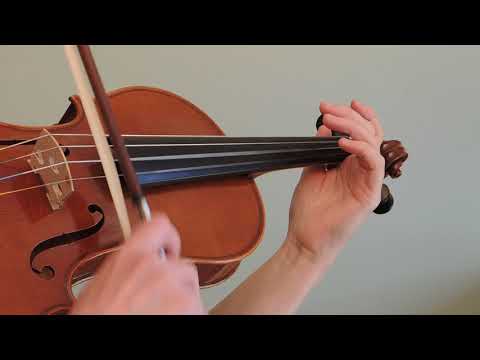 Boil the Cabbage - Fun Fiddle Tune - Close up view of Violin