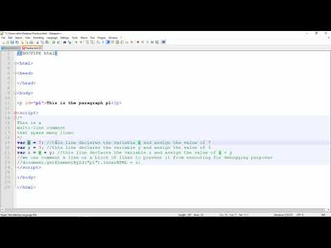 03 Eng Javascript Comments In The Code