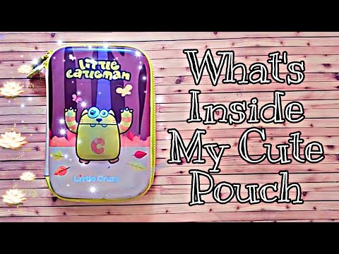 What's Inside My Pencil Pouch 👝 ❔| @Studyscapes With Jatin | 🌈