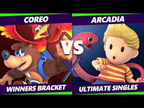 Smash Ultimate Tournament - Coreo (Banjo, Ness) Vs. Arcadia (Lucas) S@X 323 SSBU Winners Round 2