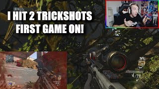 I HIT 2 TRICKSHOTS FIRST GAME ON! (INSANE DAILY FAN MAIL OPENING)