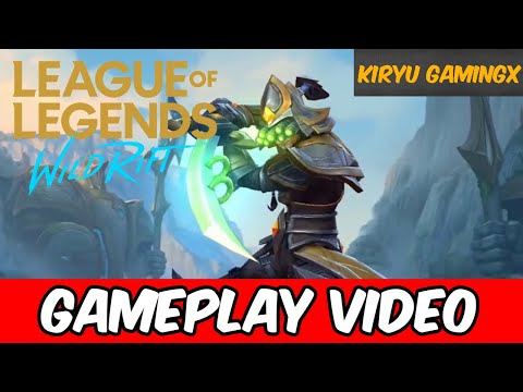 League of Legends Wild Rift (Mobile) Master Yi Hero Gameplay! 1080p HD!