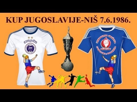 Handball Finale Kupa Jugoslavije 1986 RK Metaloplastika - Slovan rokomet rukomet