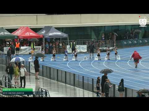 Boys Under 9 100m H6 - 2020 State Combined Events Championships // LAVicTV