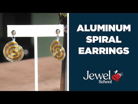 Aluminum Spiral Earrings | Jewelry 101