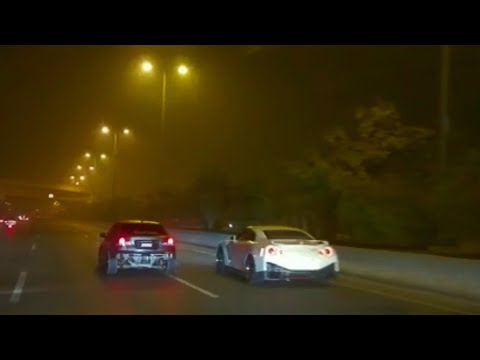 honda civic awd k turbo 1300hp + vs nissan skyline gtr r35 1300hp +