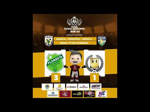 Copa SEROMO 2022 Floresta 3x1 Ouro Negro SUB17