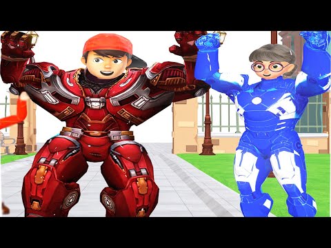Scary Teacher 3D - IronMan Giant NickHulk vs Siren Head vs Hulk Zombie Mutation SuperHero Animation